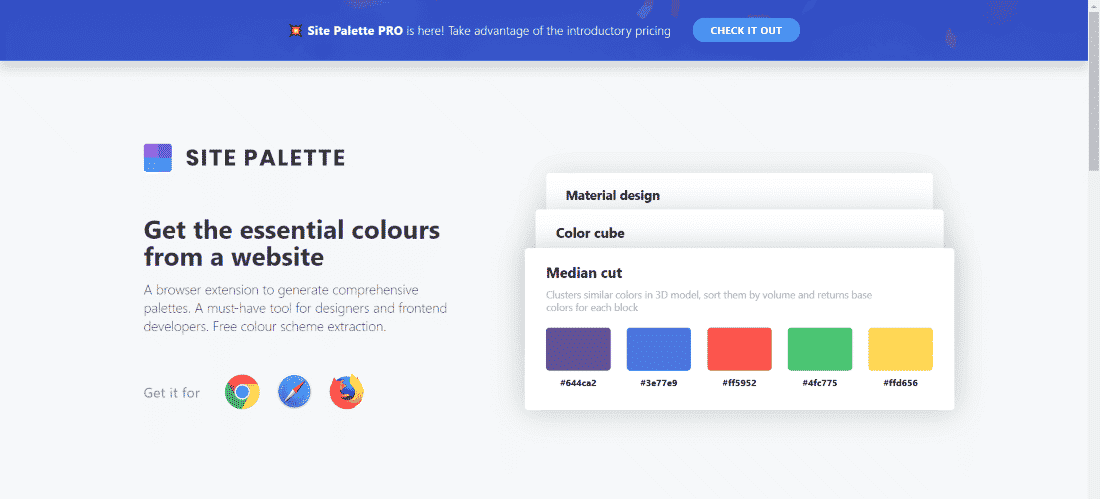 site palette