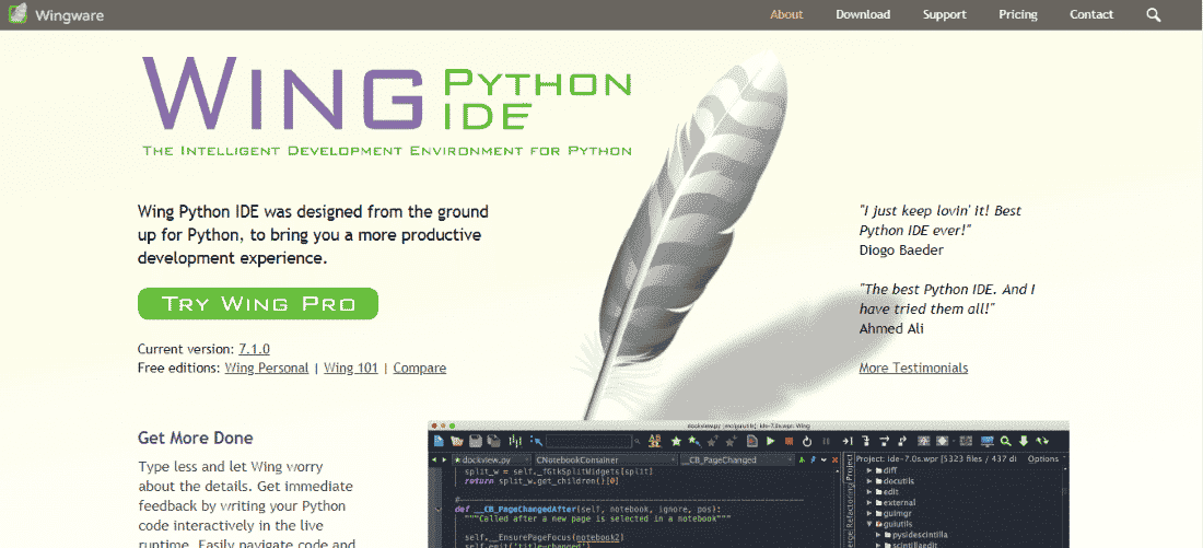 Wing Python IDE