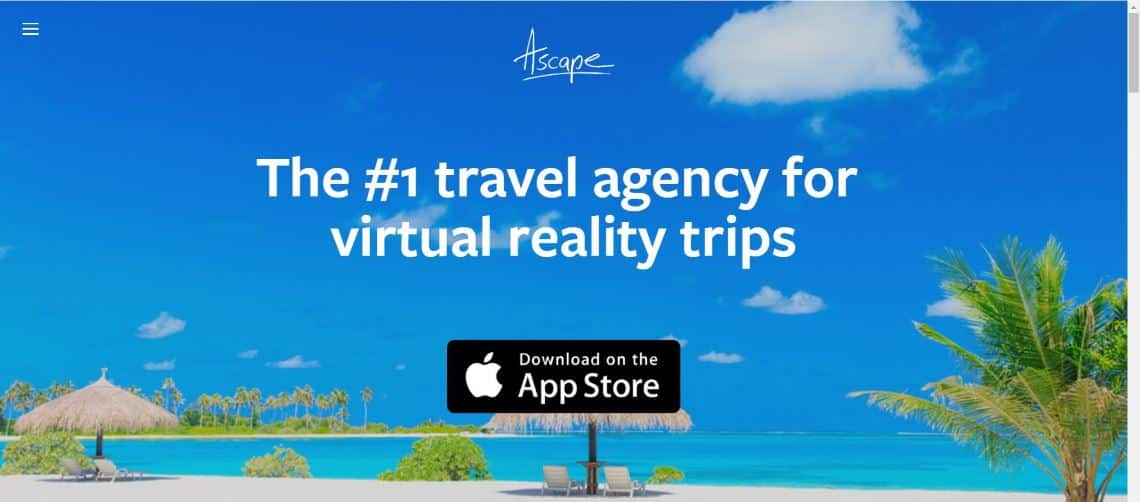 Ascape - 16 Less-Known Travel and Tourism Startups Around the World