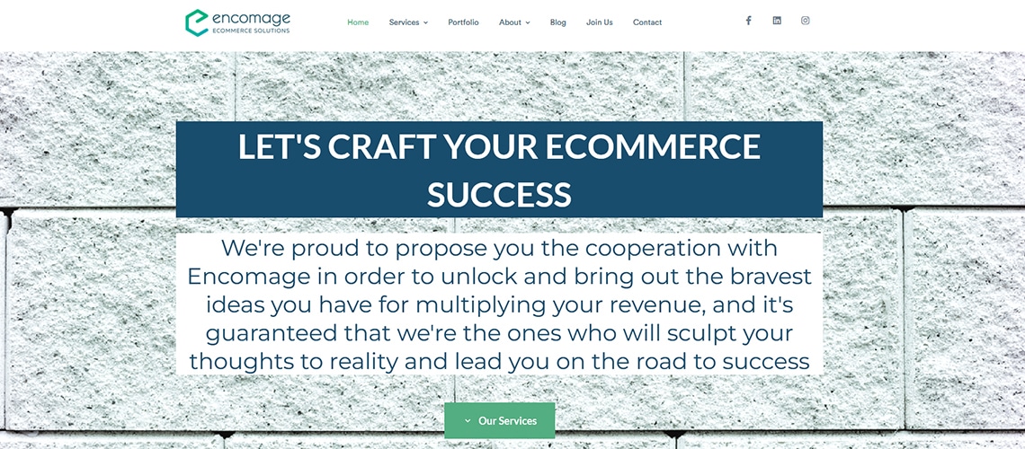 Encomage Website - Encomage