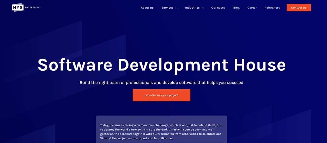 HYS Enterprise Website - HYS Enterprise