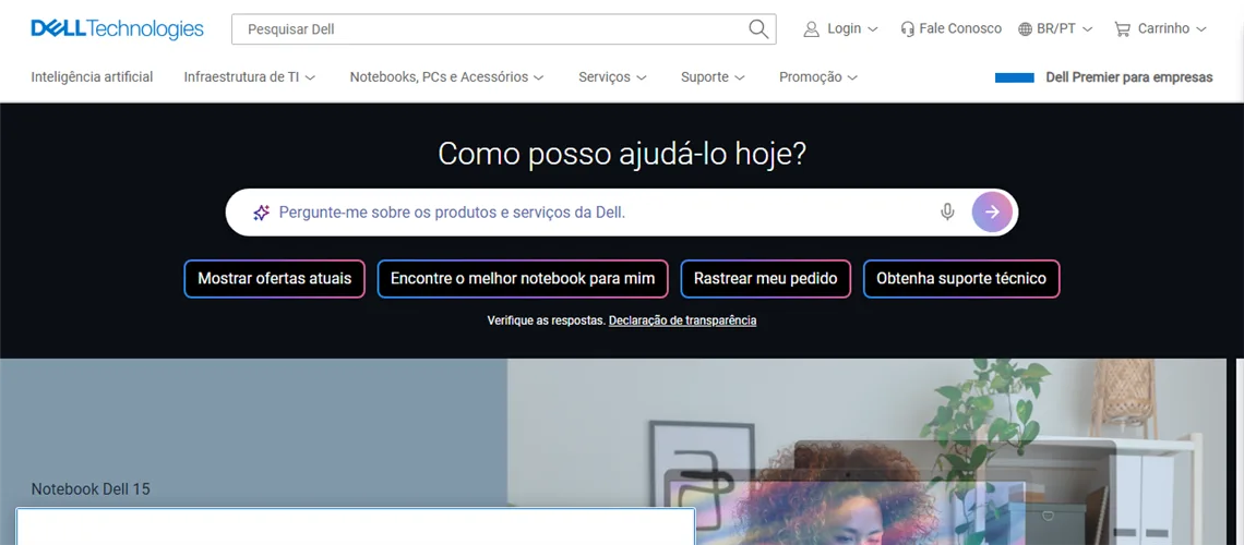 Dell Technologies Brazil official website Dell Technologies Brazil official website